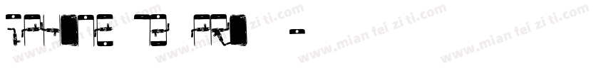 iPhone 13 Pro在线字体转换